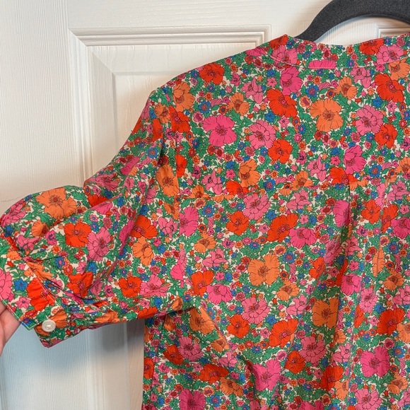 J. Crew X Liberty Meadow Song Mini Shirt Dress - Picture 7 of 7